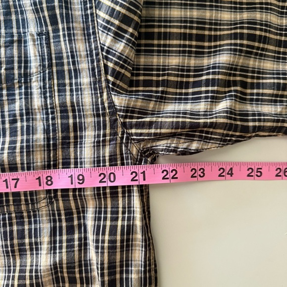 NWT Carhartt Men’s Button Up Plaid Shirt Medium 100% cotton - Picture 7 of 7